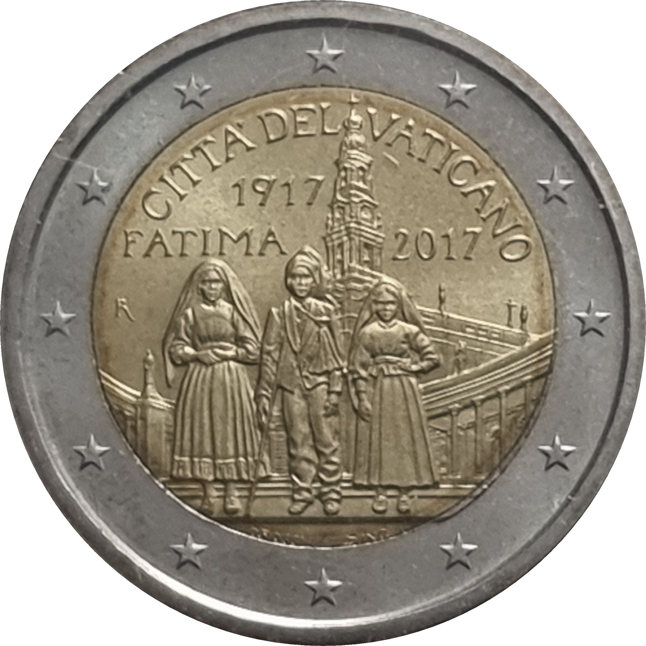 Vatican City 2 euro 2017 — Centenary of the Fatima apparitions