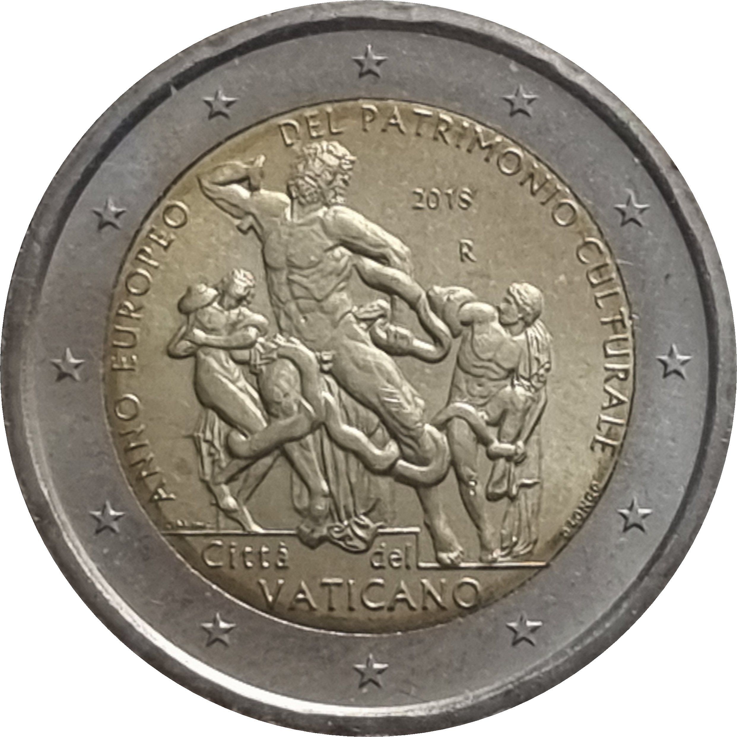 Vatican City 2 euro 2018 — European Year of Cultural Heritage