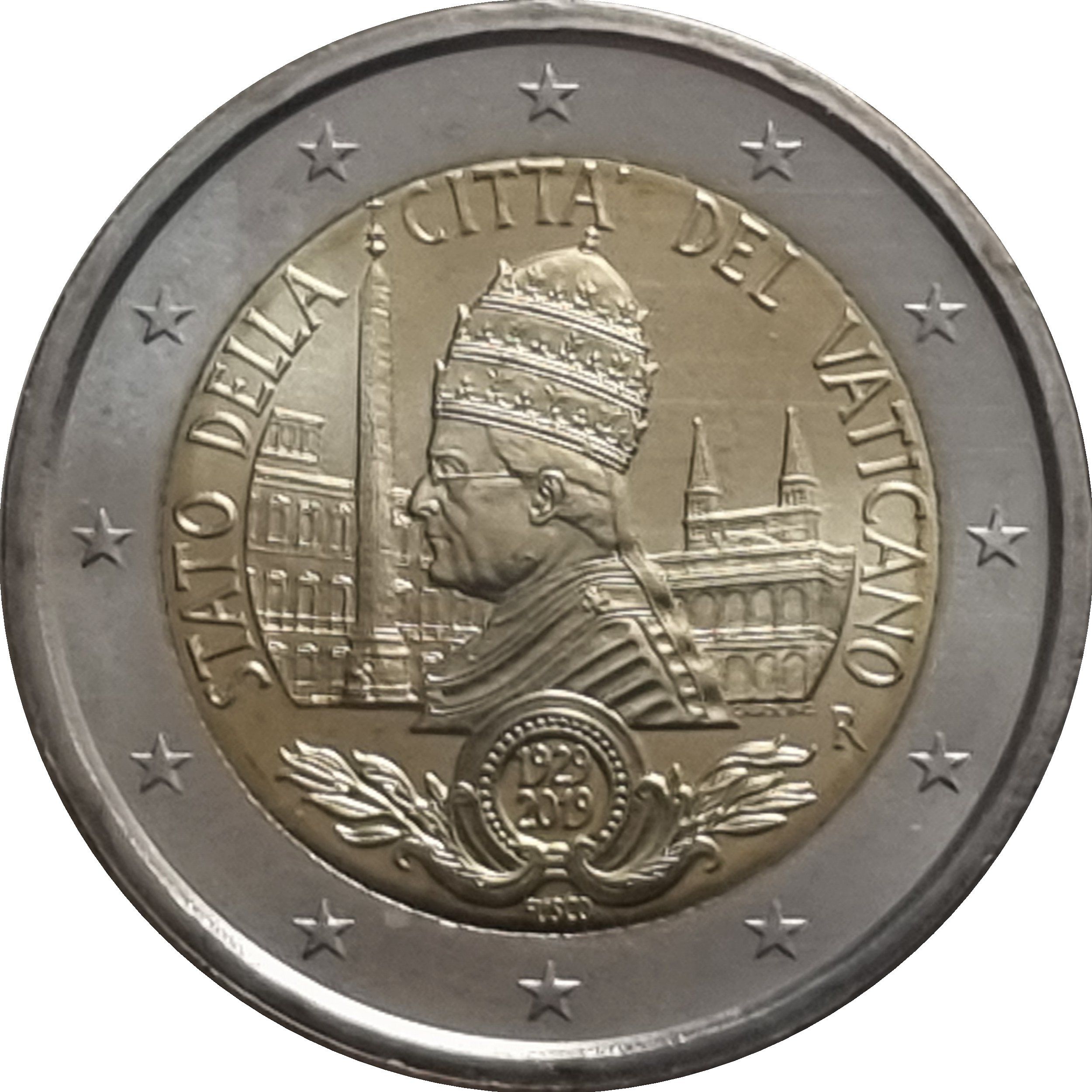Vatican City 2 euro 2019 — 90th Anniversary of the Foundation of the Vatican City State