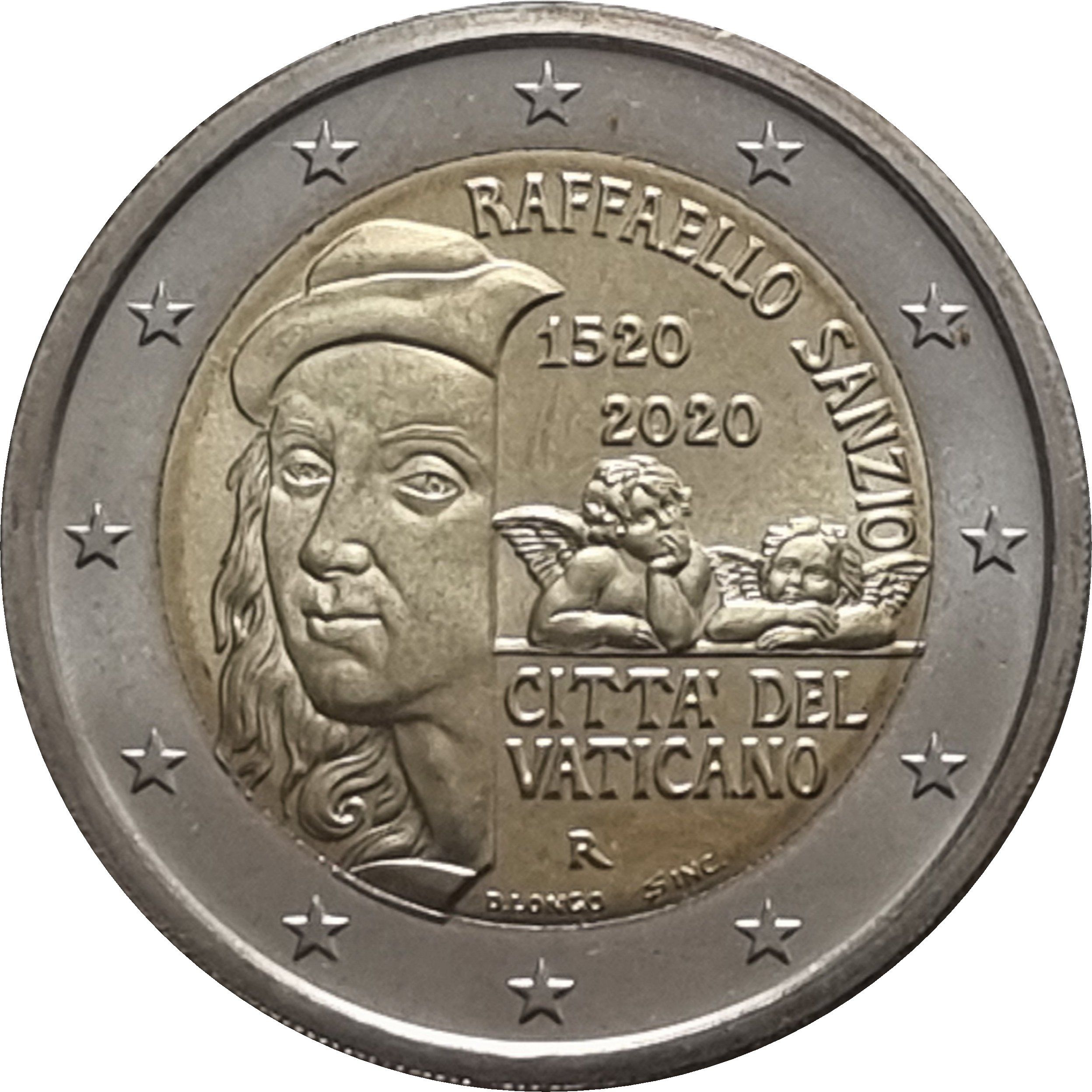 Vatican City 2 euro 2020 — 500th Anniversary of the death of Raphael Sanzio