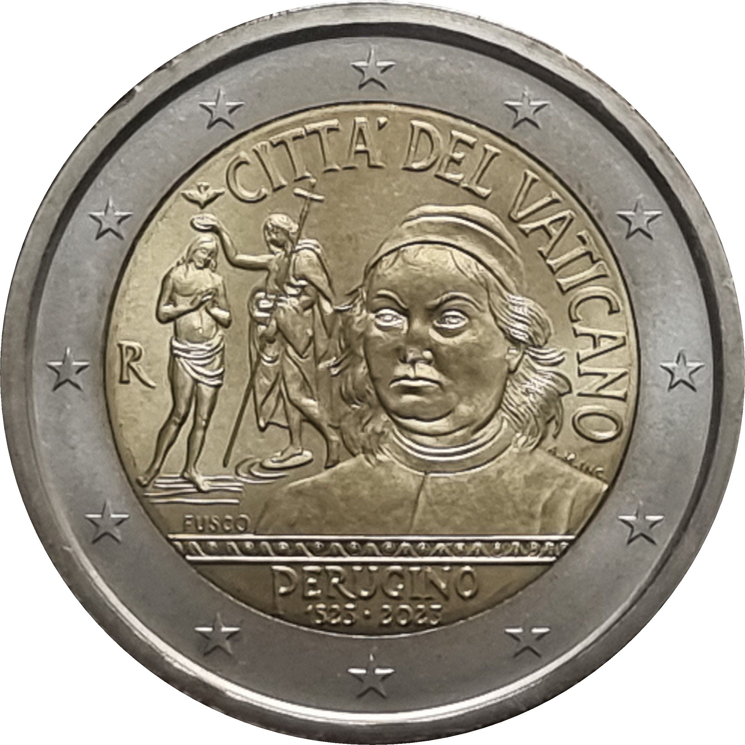 Vatican City 2 euro 2023 — The 5th Centenary of the death of Pietro Perugino