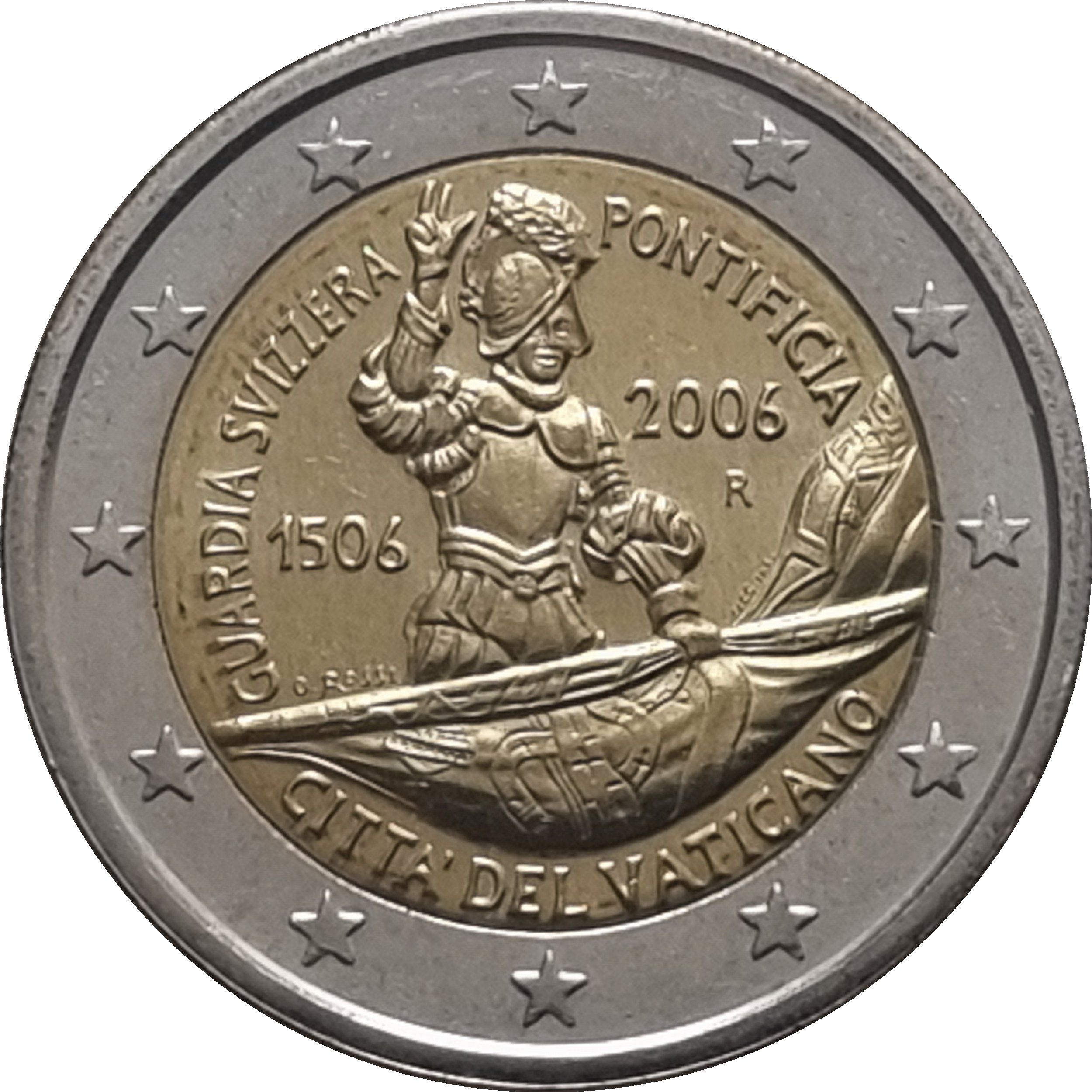 Vatican City 2 euro 2006 — 500th Anniversary of the Swiss Guard