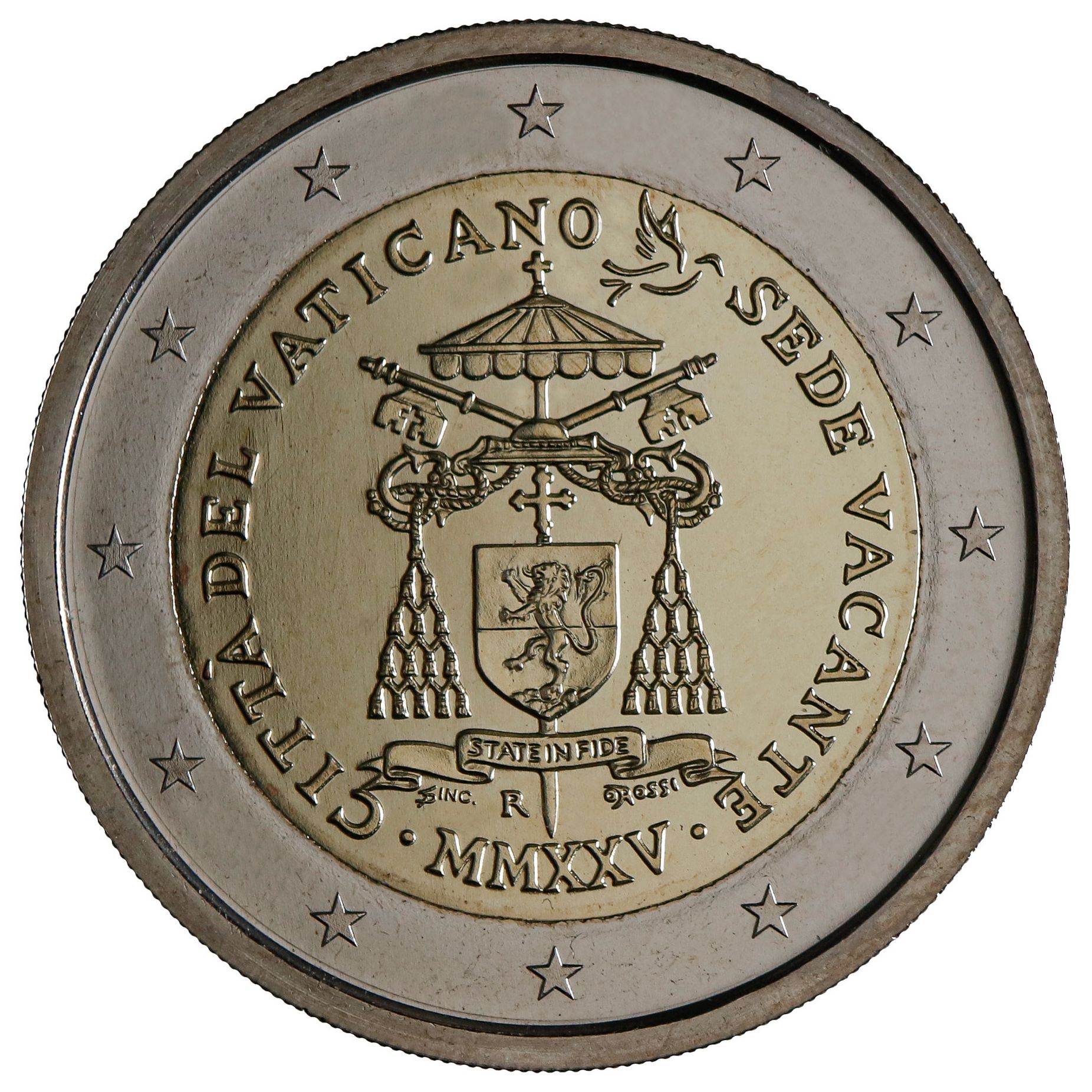 Vatican City 2 euro 2025 — Vatican Seat 2025