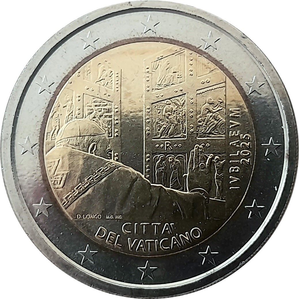Vatican City 2 euro 2025 — Jubilee 2025