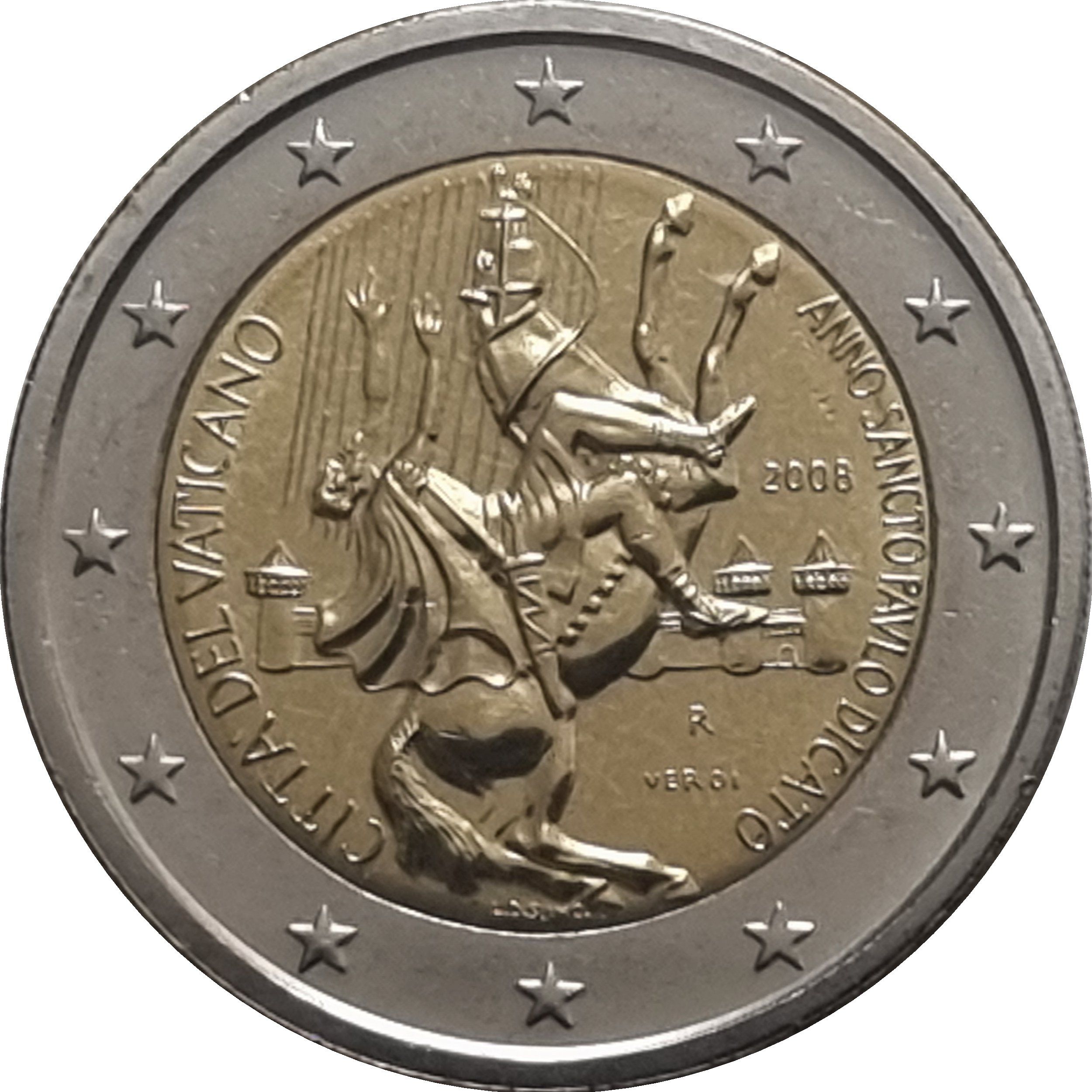 Vatican City 2 euro 2008 — The Year of St. Paul – the 2000th Anniversary of his Birth