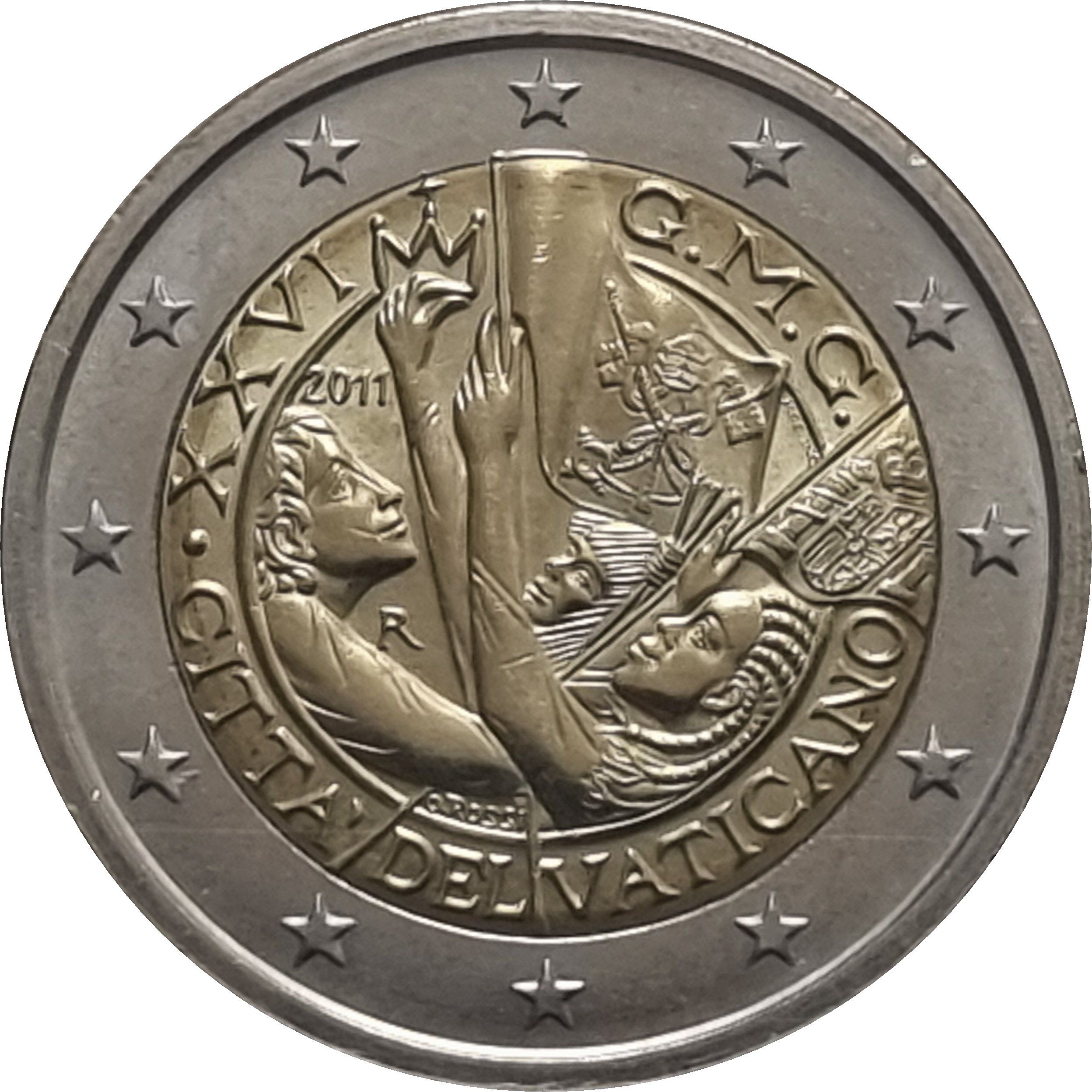 Vatican City 2 euro 2011 — 26th World Youth Day