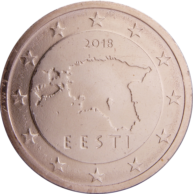 Estonia 2 cent 2015 — Standard design