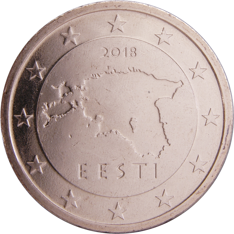 Estonia 5 cent 2016 — Standard design