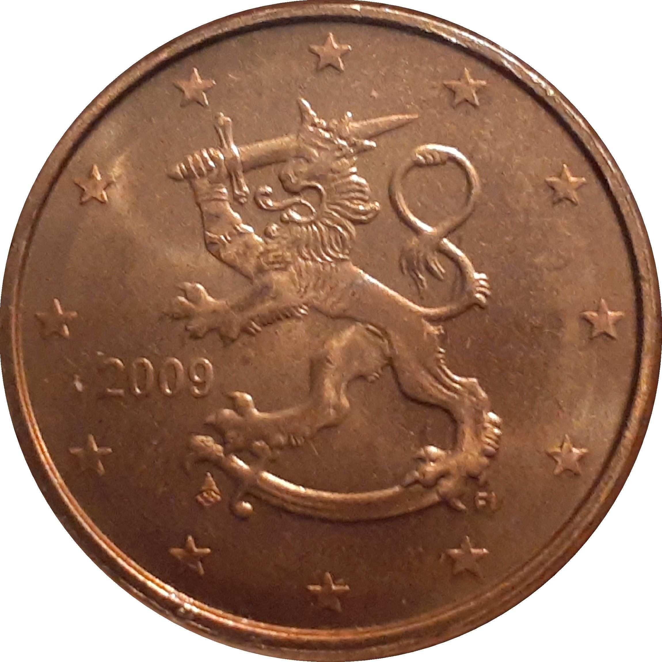Finland 1 cent 2017 — Standard design