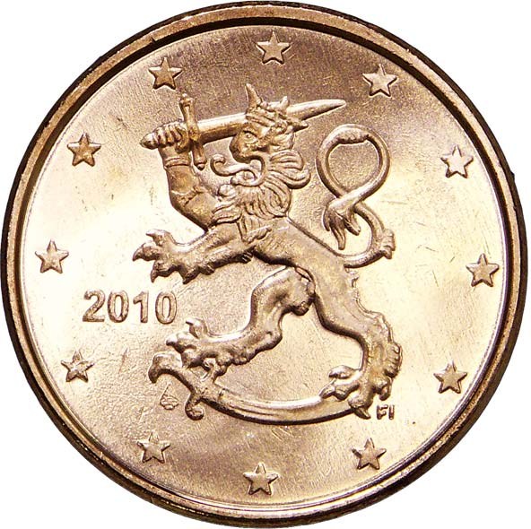 Finland 5 cent 2008 — Standard design