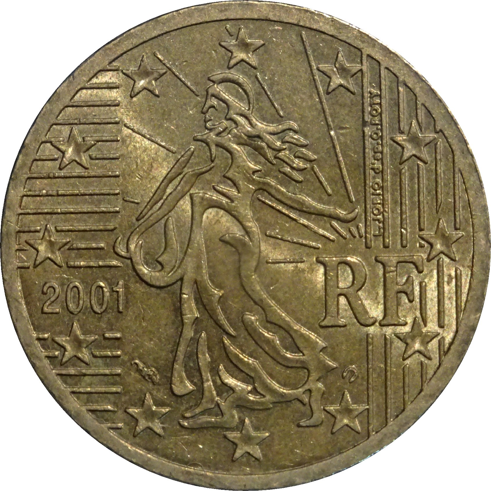 France 50 cent 2000 — Standard design
