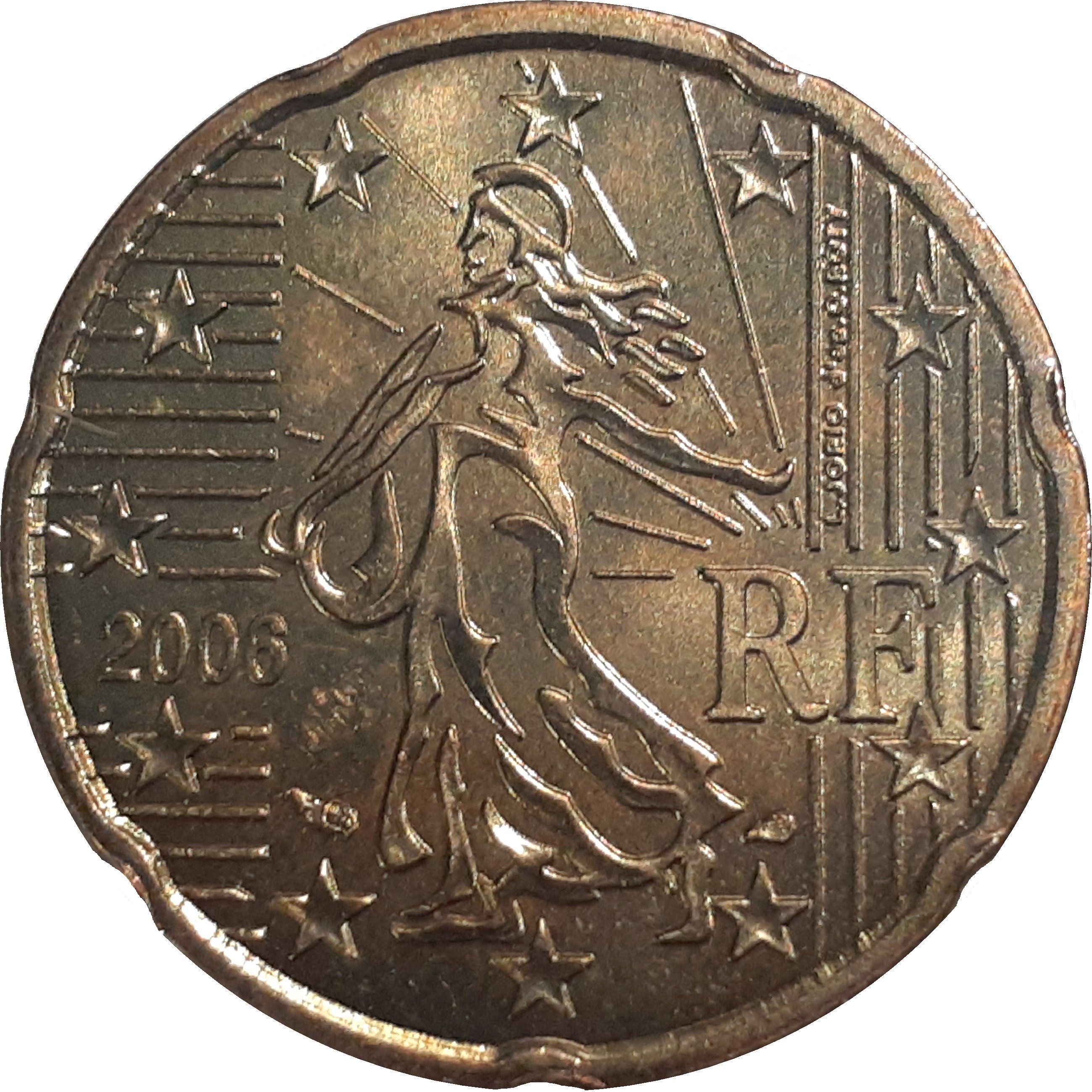 France 20 cent 2004 — Standard design