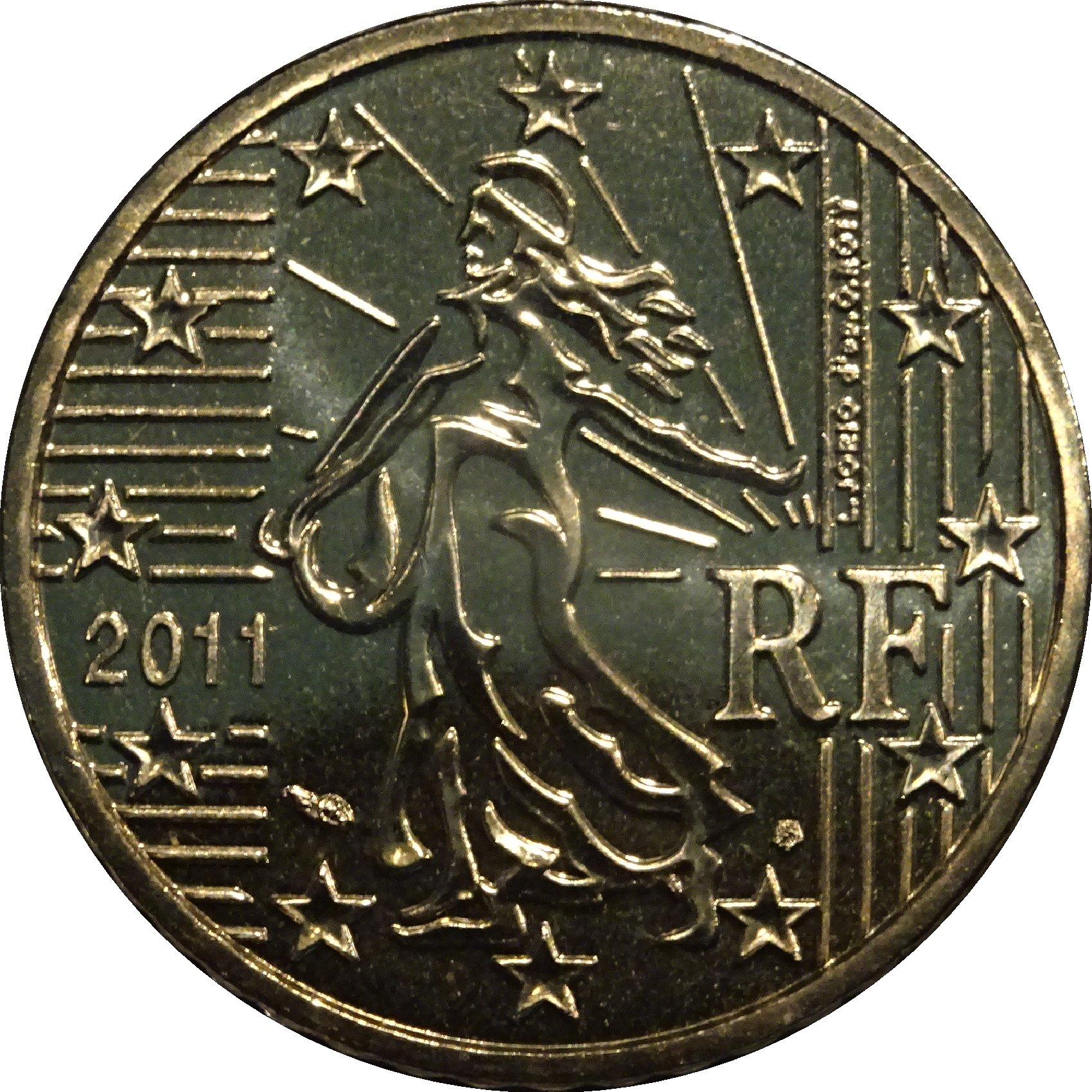 France 50 cent 2007 — Standard design