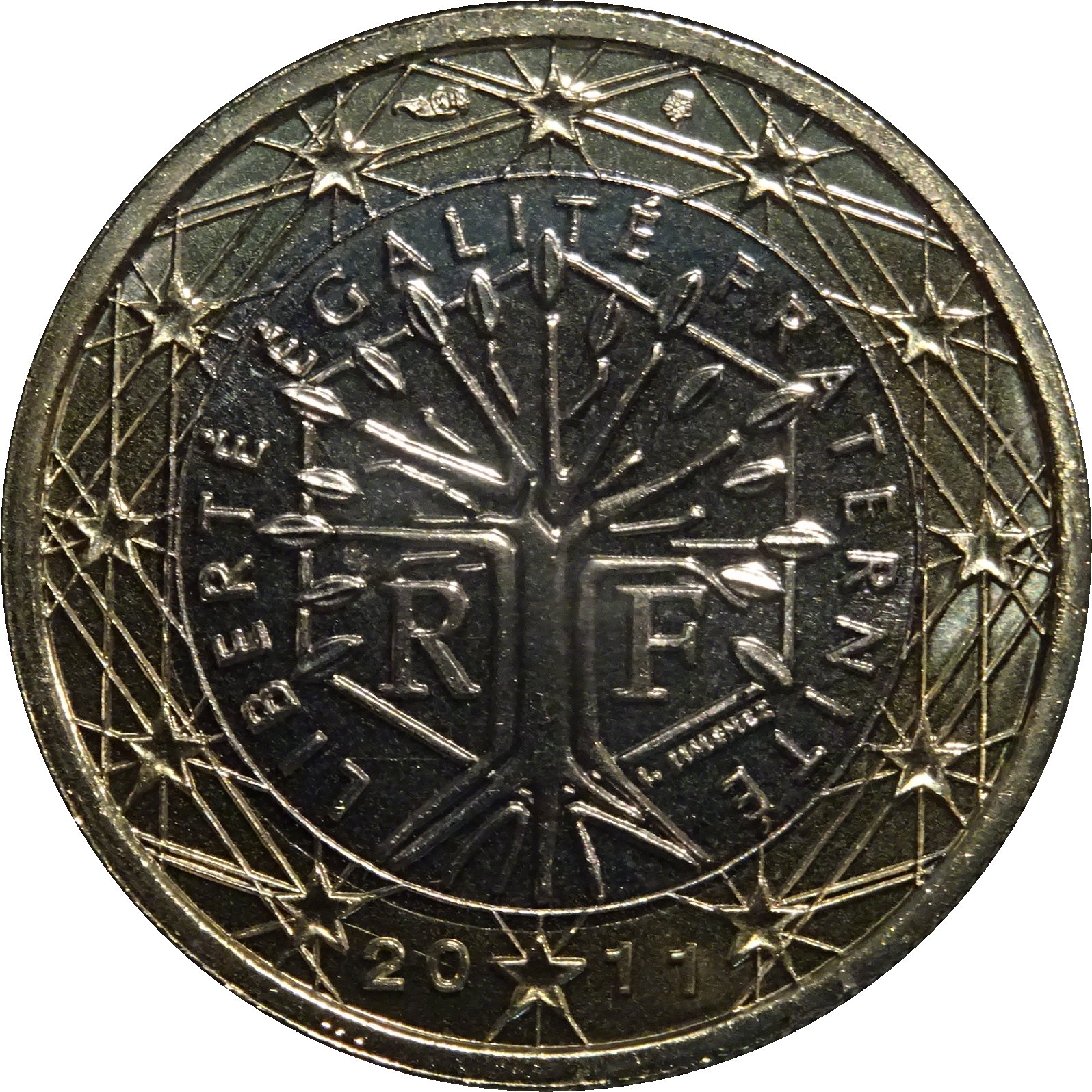 France 1 euro 2008 — Standard design