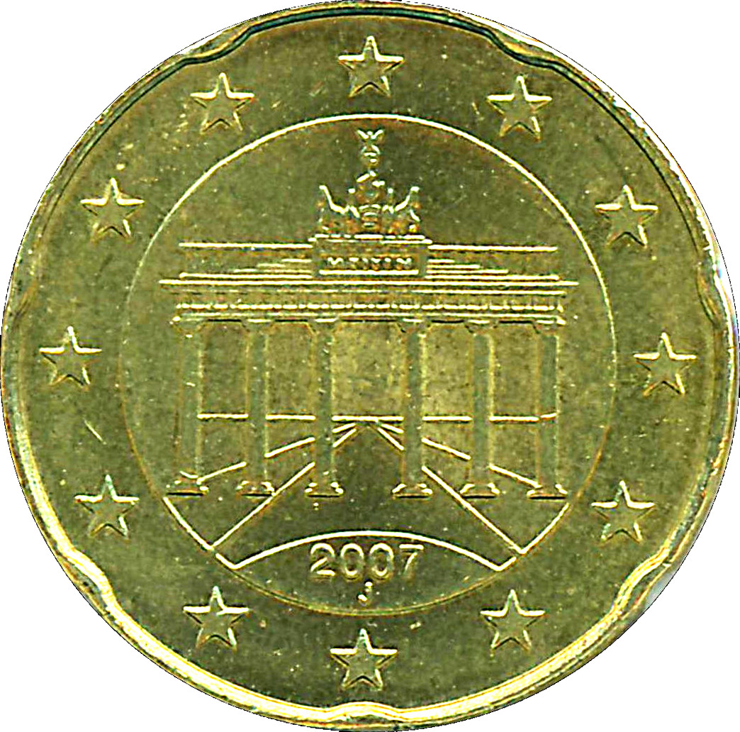 Germany (G) 20 cent 2015 G — Standard design