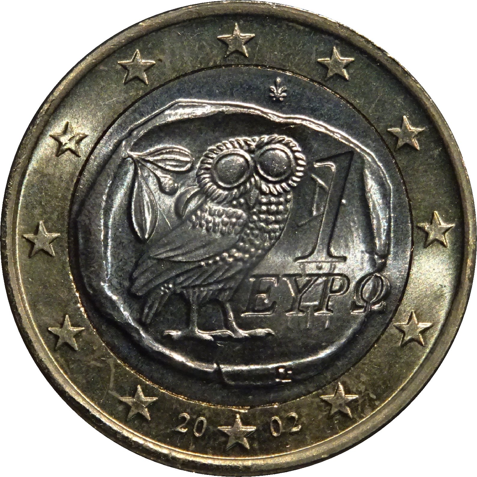 Greece 1 euro 2004 — Standard design