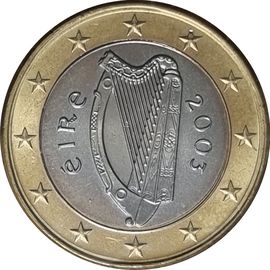 Ireland 1 euro 2004 — Standard design