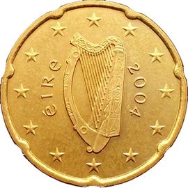 Ireland 20 cent 2006 — Standard design