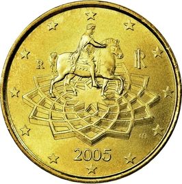 Italy 50 cent 2002 — Standard design