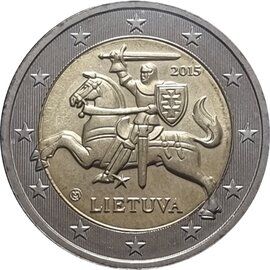 Lithuania 2 euro 2019 — Standard design
