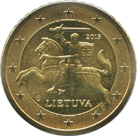 Lithuania 50 cent 2022 — Standard design