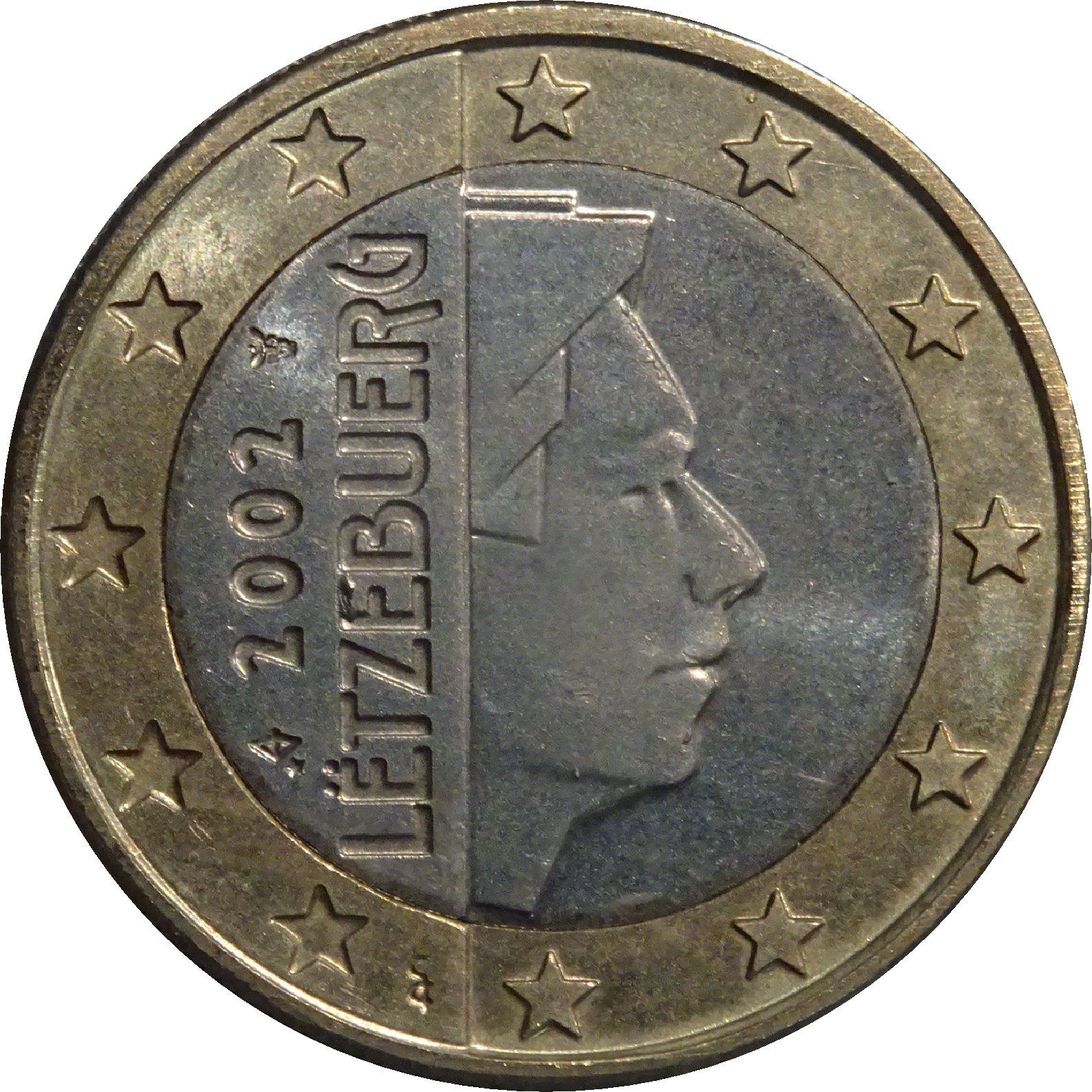 Luxembourg 1 euro 2003 — Standard design