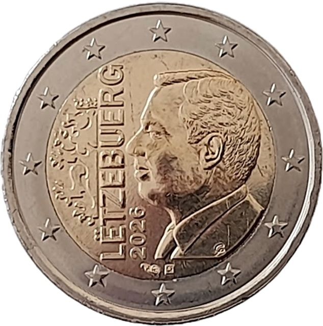 Luxembourg 2 euro 2026 — Standard design