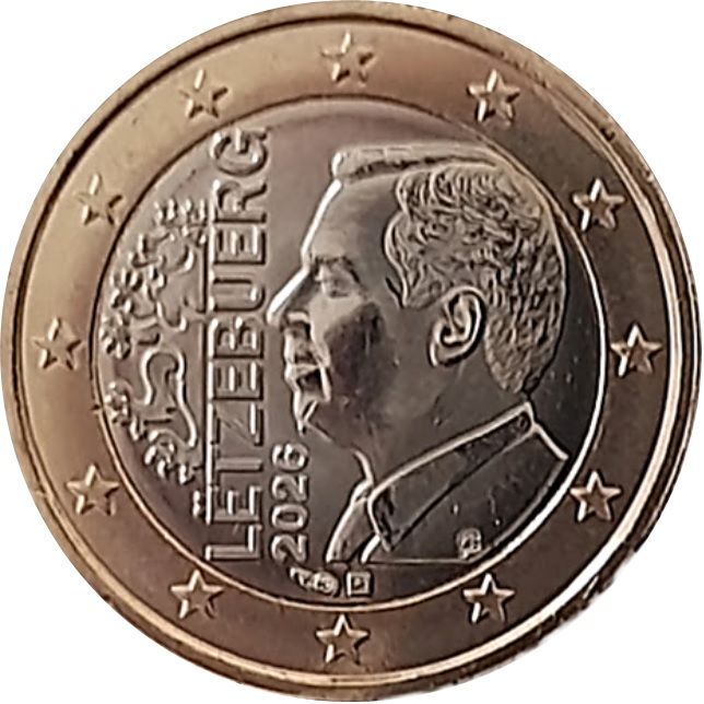 Luxembourg 1 euro 2026 — Standard design