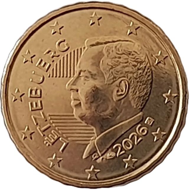 Luxembourg 50 cent 2026 — Standard design