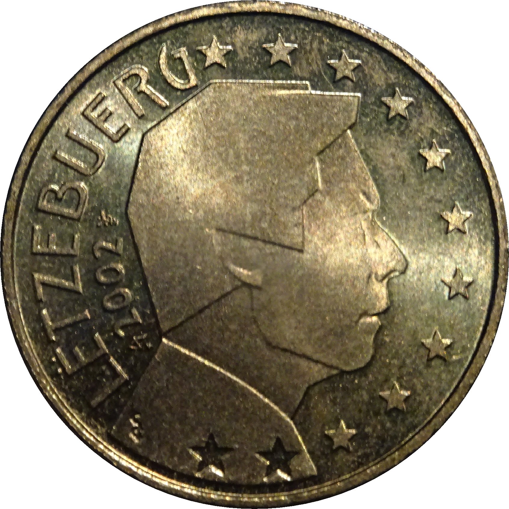 Luxembourg 50 cent 2006 — Standard design