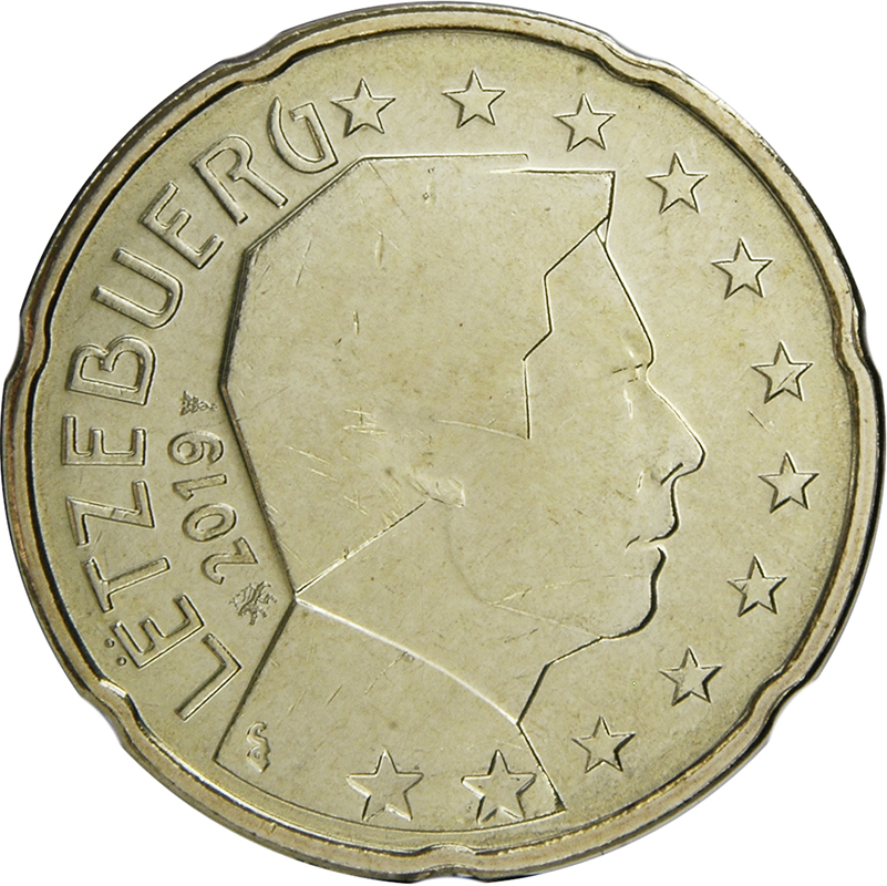 Luxembourg 20 cent 2007 — Standard design