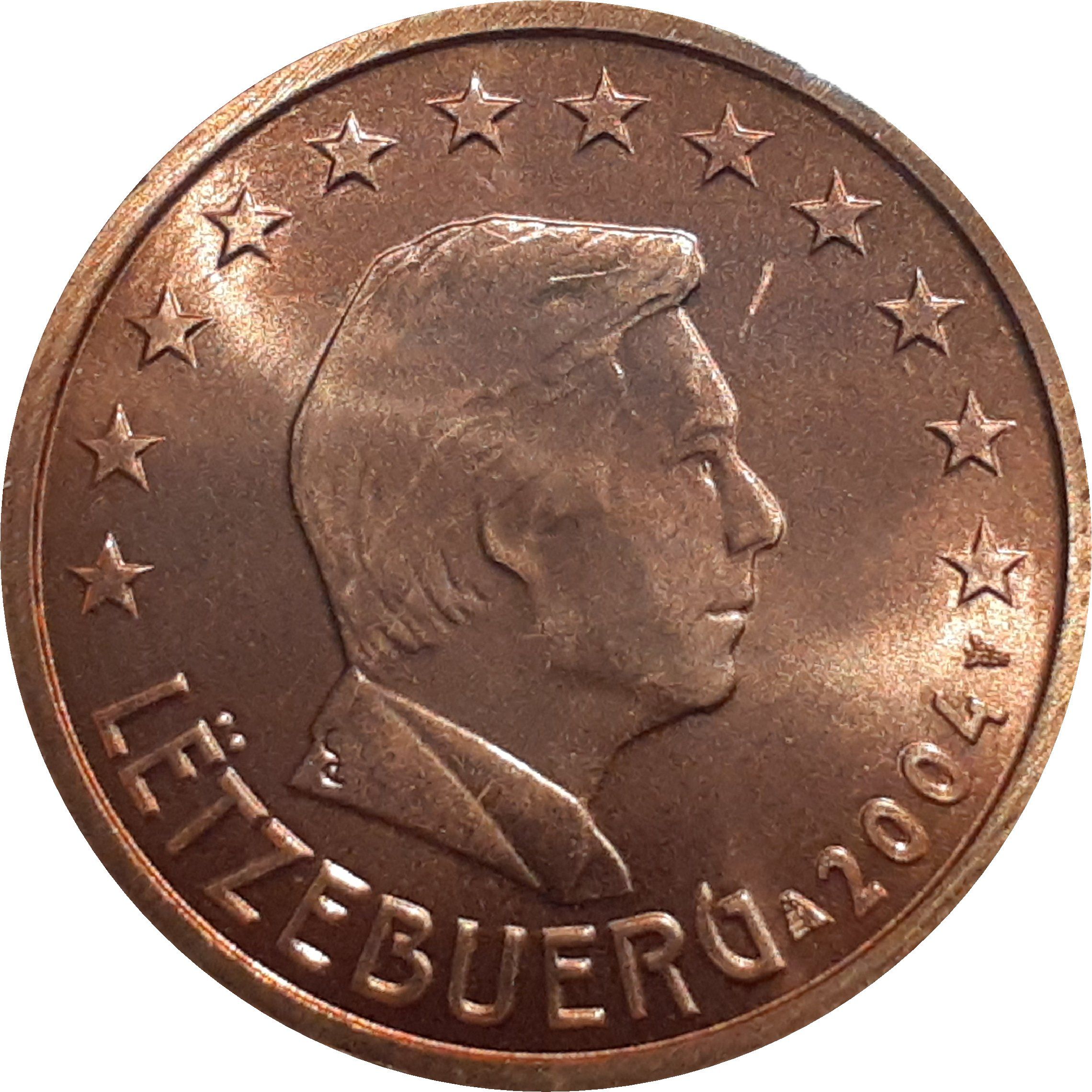 Luxembourg 5 cent 2002 — Standard design