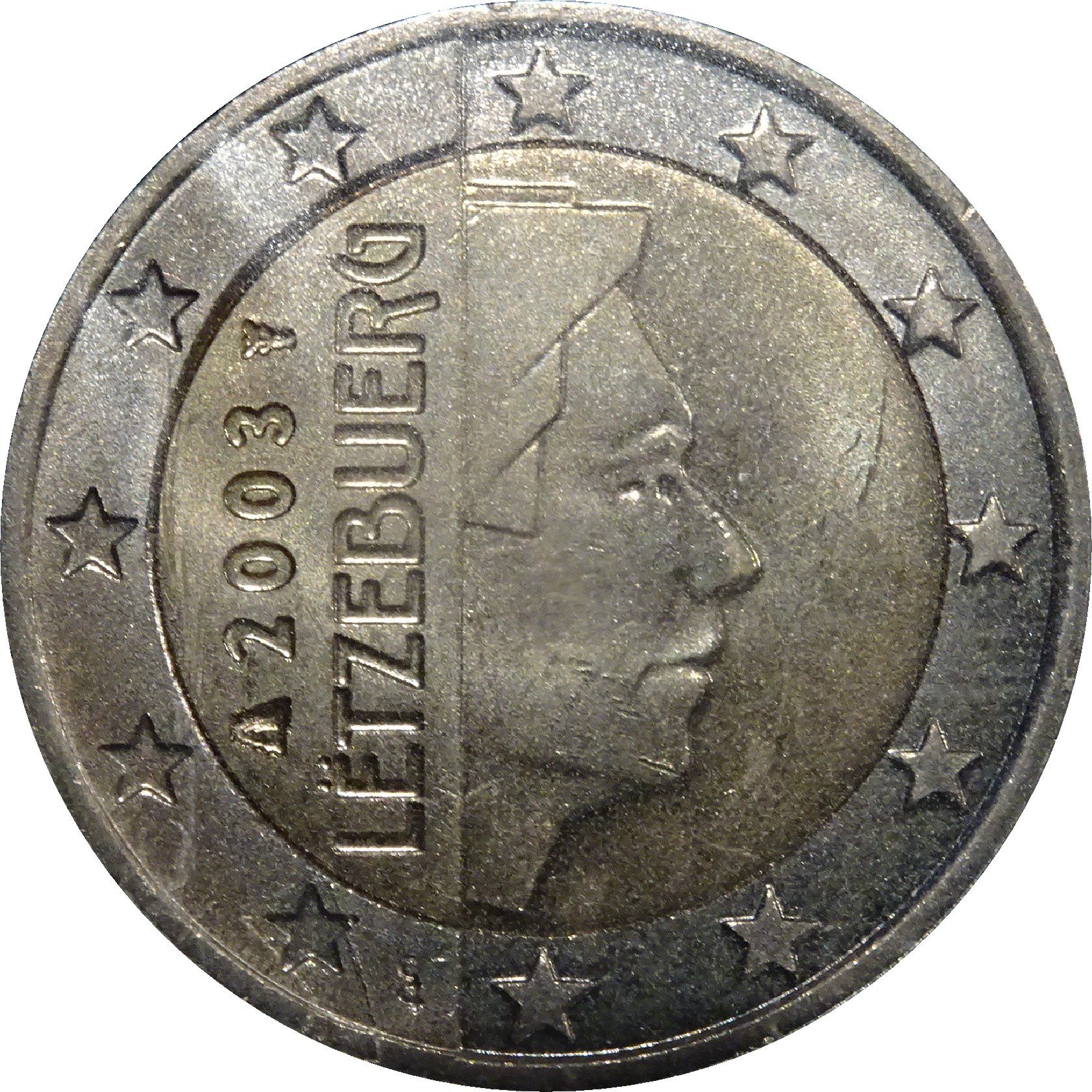 Luxembourg 2 euro 2003 — Standard design