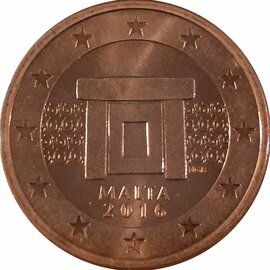 Malta 2 cent 2016 — Standard design