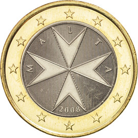 Malta 1 euro 2018 — Standard design