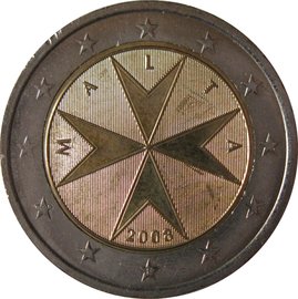 Malta 2 euro 2010 — Standard design