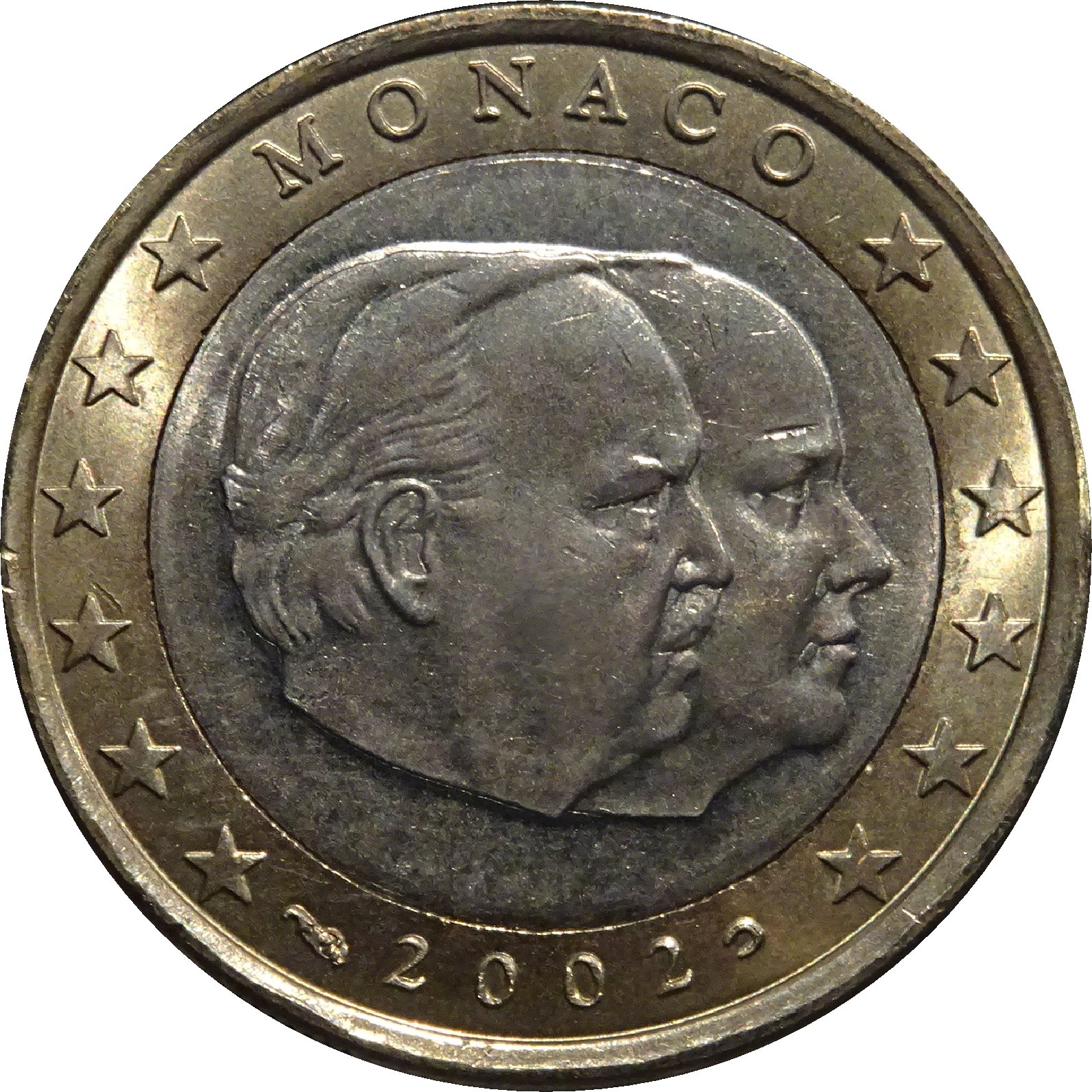 Monaco 1 euro 2002 — Standard design