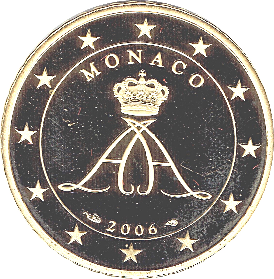 Monaco 50 cent 2006 — Standard design