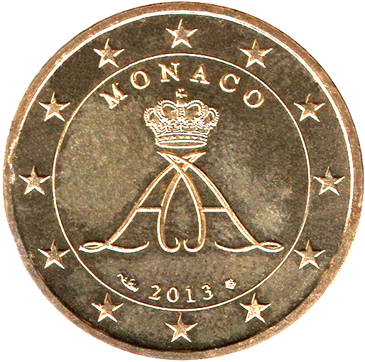 Monaco 50 cent 2009 — Standard design