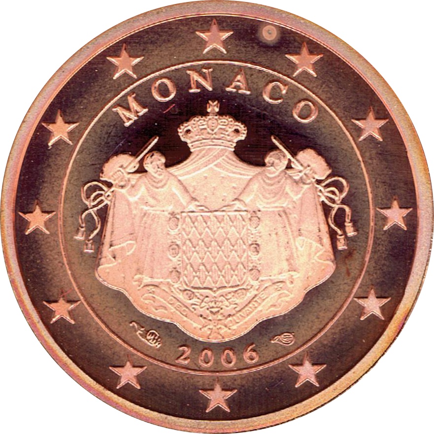 Monaco 2 cent 2009 — Standard design