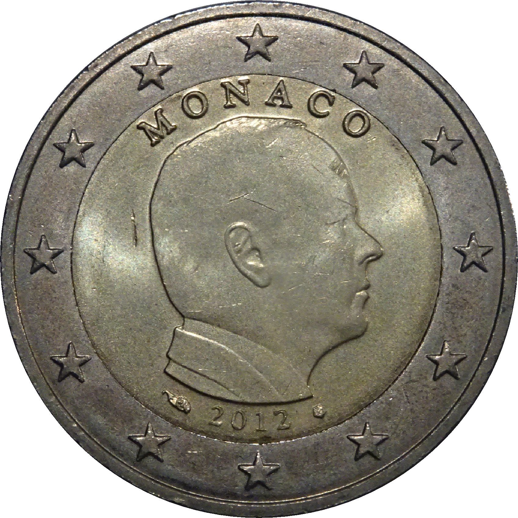Monaco 2 euro 2010 — Standard design