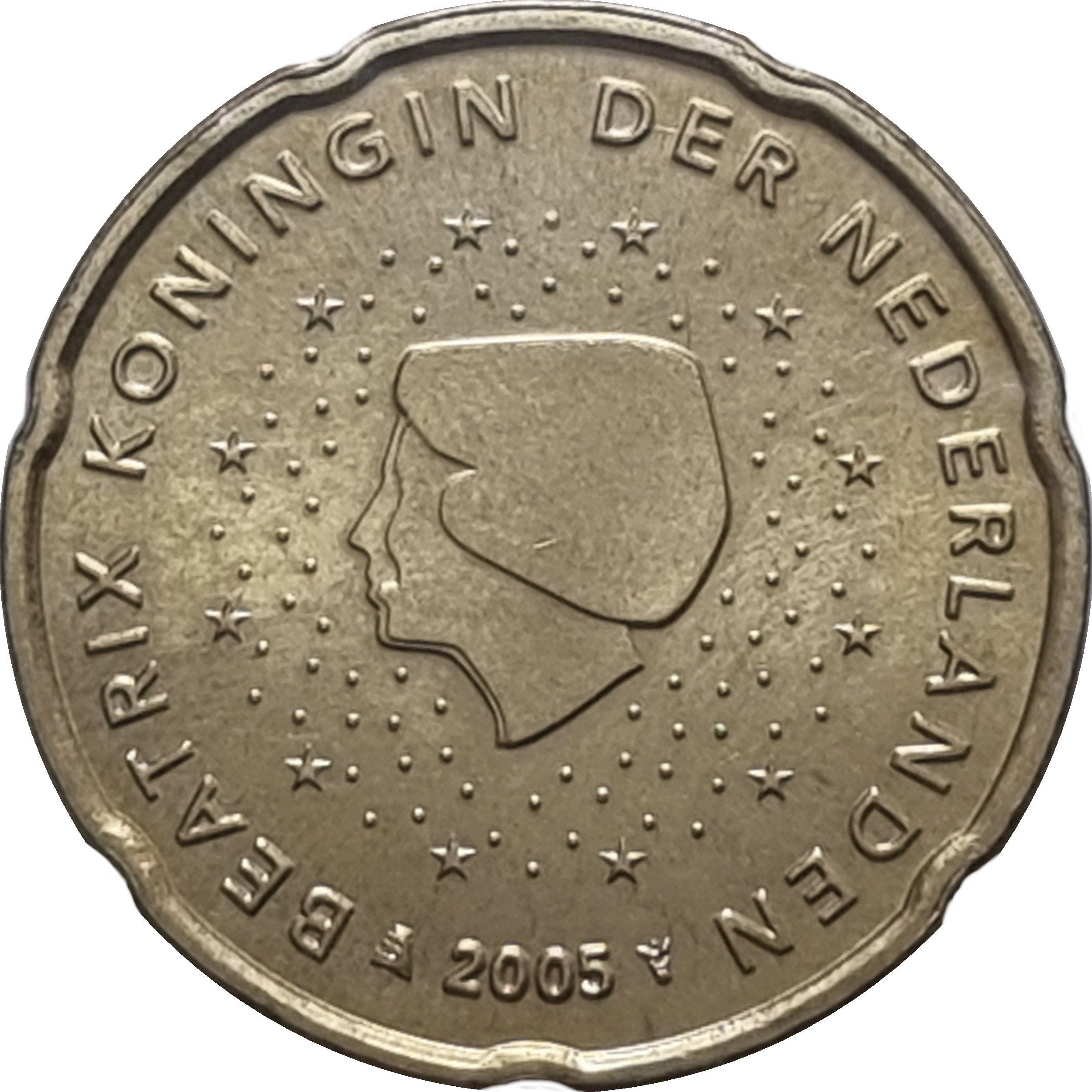 Netherlands 20 cent 2003 — Sailboat