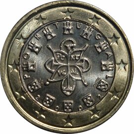 Portugal 1 euro 2003 — Standard design