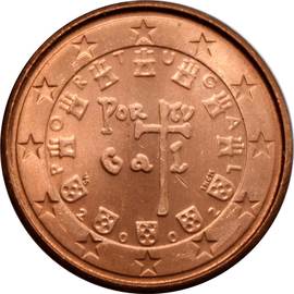 Portugal 1 cent 2015 — Standard design