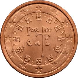 Portugal 2 cent 2009 — Standard design