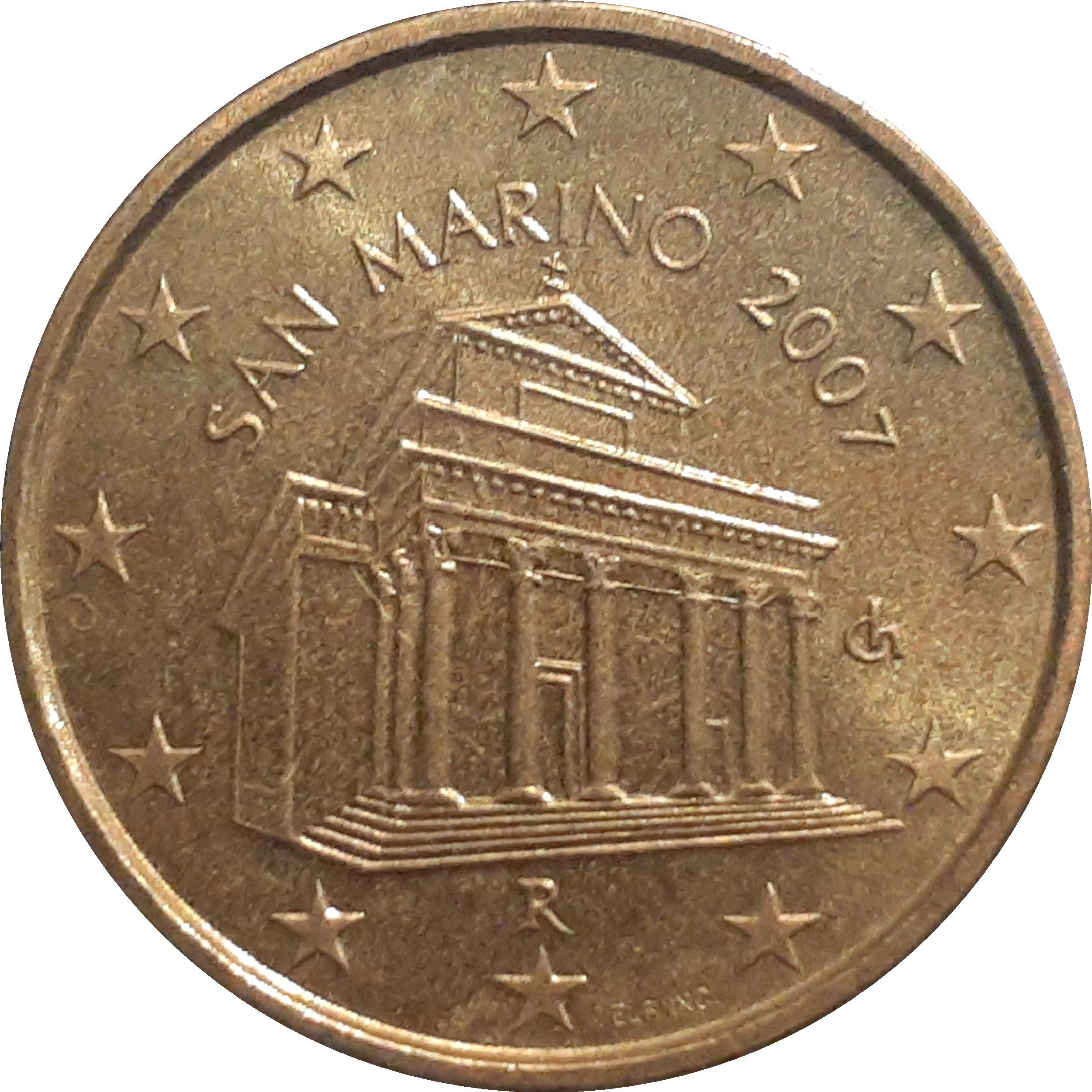 San Marino 10 cent 2003 — Standard design