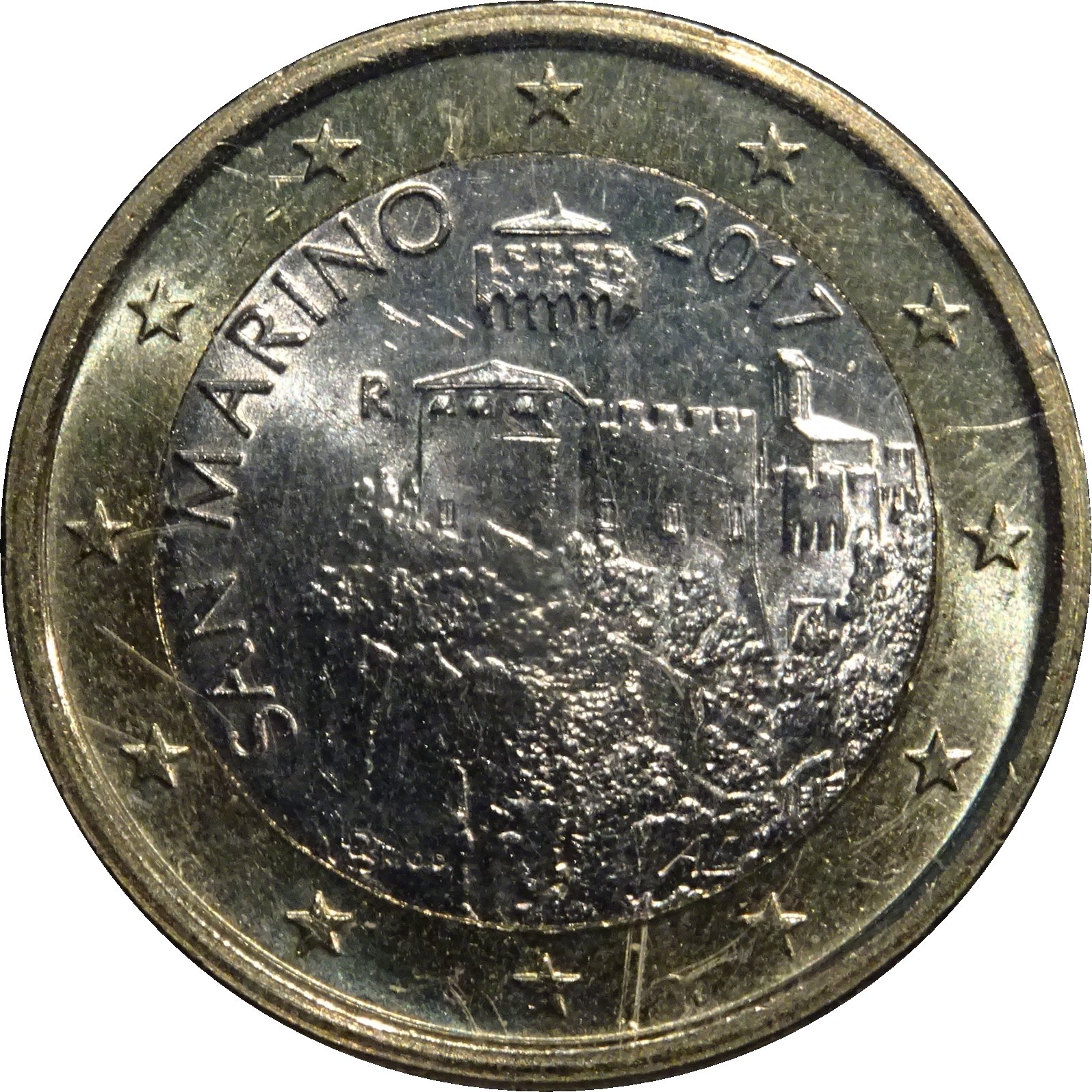 San Marino 1 euro 2019 — Standard design