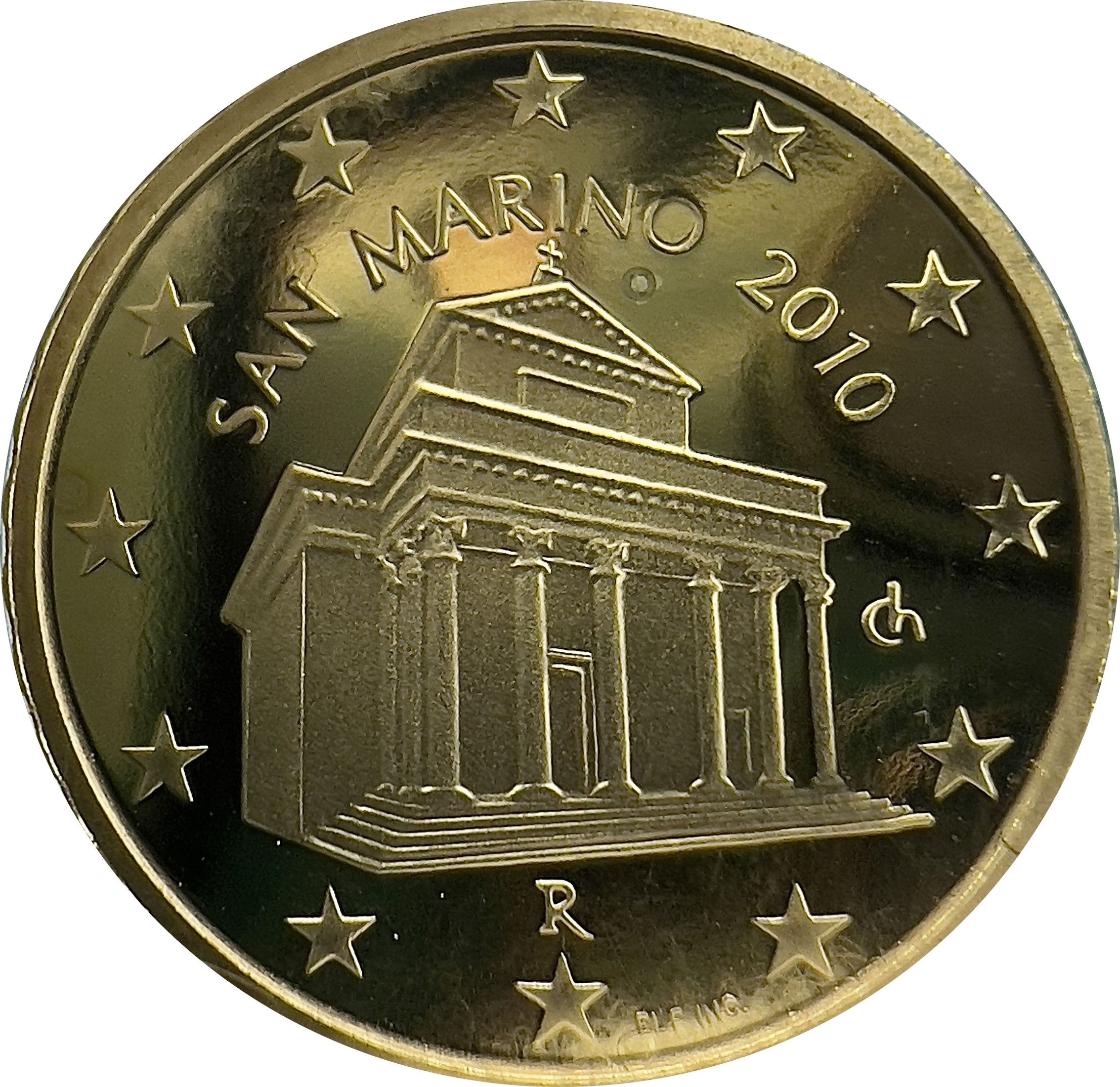 San Marino 10 cent 2008 — Standard design
