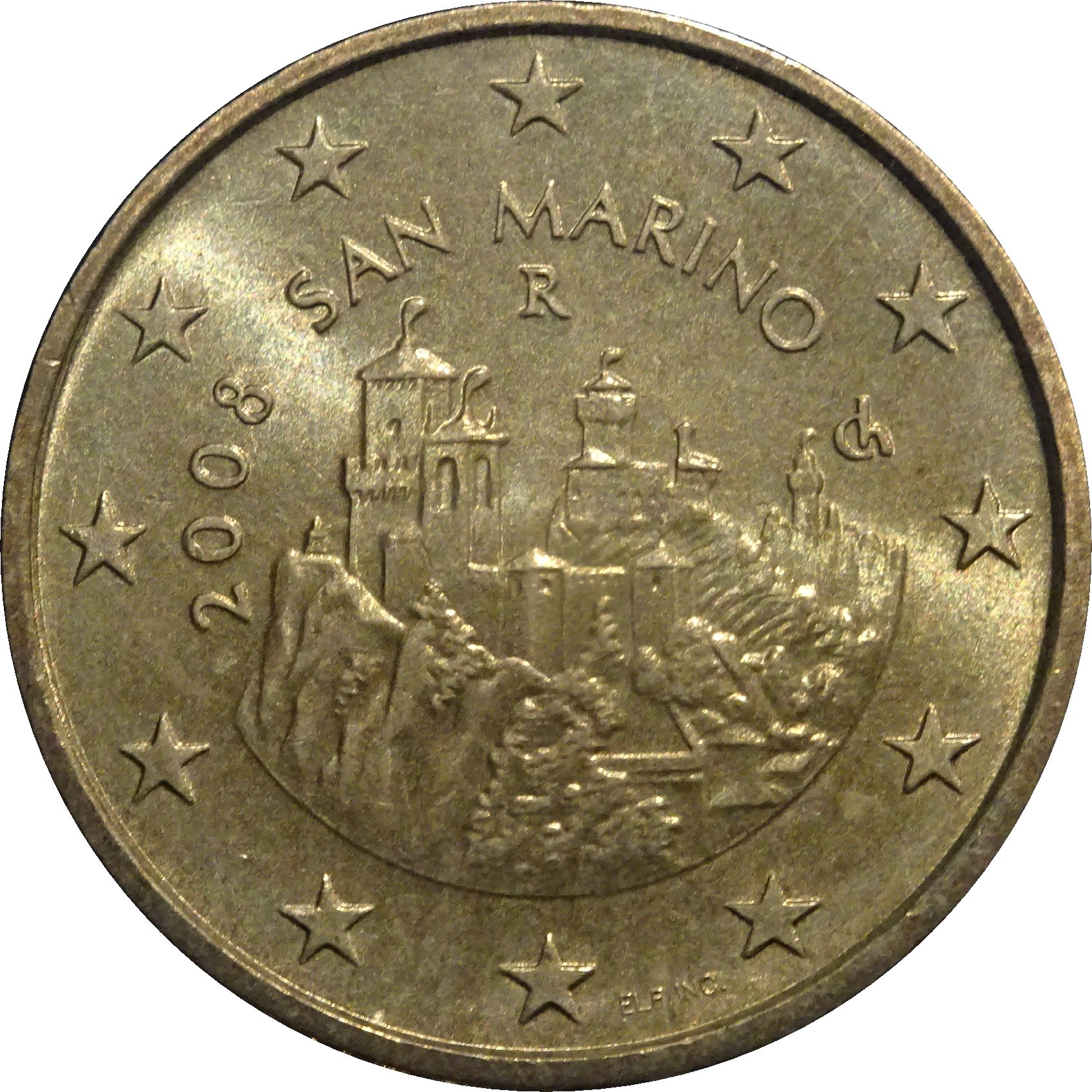 San Marino 50 cent 2012 — Standard design