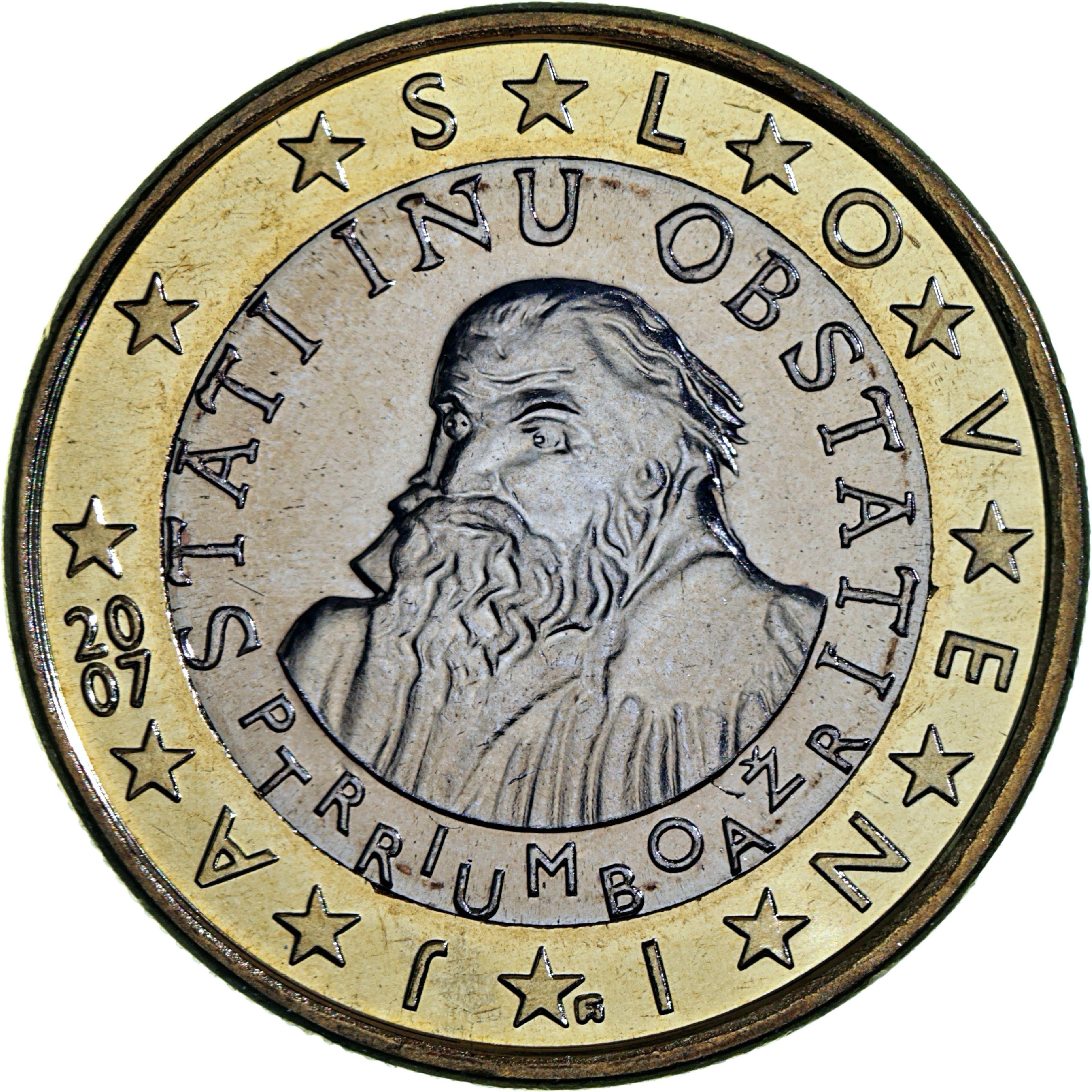 Slovenia 1 euro 2007 — Standard design